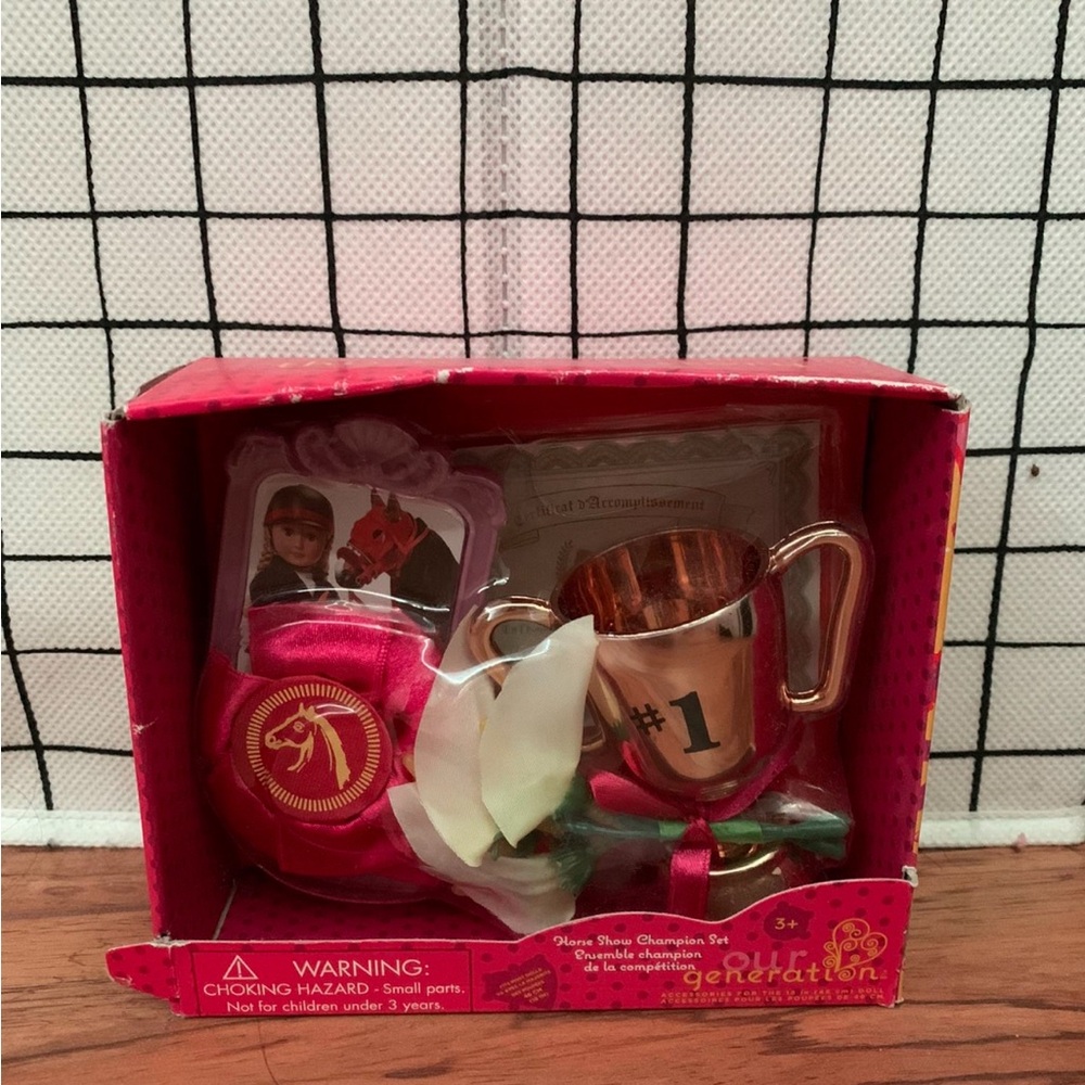 *NEW*  OG-Horse Show Championship Set-perfect For 18” Doll Fun!